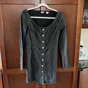 Levi's Black Denim Dress